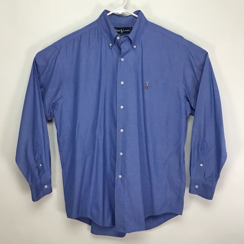 Ralph Lauren Yarmouth men’s long sleeve button down dress shirt 16 34